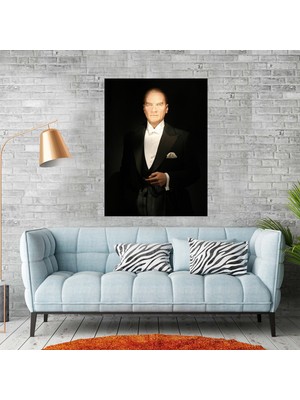 Deko Gonya Mustafa Kemal Atatürk Kanvas Tablo