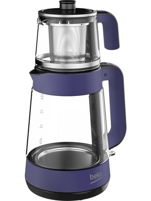 Beko Cm 5964 W Mor 1900 W Cam Demlikli Çay Makinesi