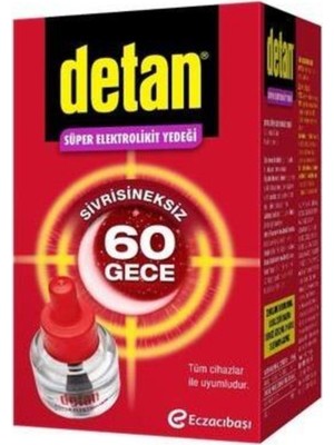 Detan Süper Elektrolikit Yedek 60 Gece x 2'li