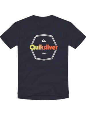 Quiksilver Hard Wıred Ss Lacivert Erkek Kısa Kol T-Shirt