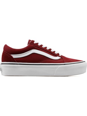 Vans Old Skool Platform Kadın Günlük Ayakkabı VN0A3B3U5U71 Bordo