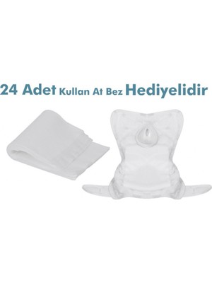 Sevi Bebe Yıkanabilir Bezli Sünnet Külodu - 24 Adet Kullan At Bez Hediye