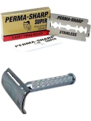 Hellove Tıraş Bıçağı Gillette Perma Sharp Çelik Jilet