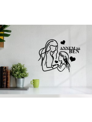 Bk Gift Annem ve Ben Duvar Süsü-2