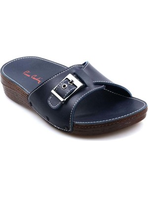 Pierre Cardin PC-6784 Kadın Terlik - Lacivert - 39