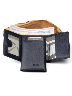 Grande 1414   Deri Erkek Cüzdan & Kartlık ve Kemer Seti