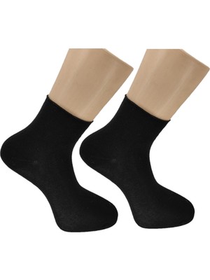 Lastiksiz Dikişsiz Yarım Bilek Erkek Diyabet Çorabı