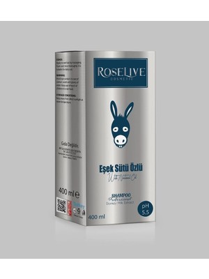Roselive Eşek Sütü Özlü Şampuan 400 ml