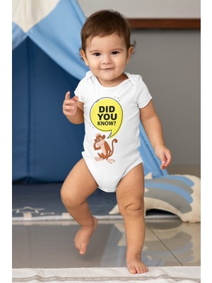 Limon Dıd You Know Desenli Kısa Kol Unisex