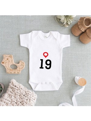 Limon Unisex Beyaz Baskılı Zıbın