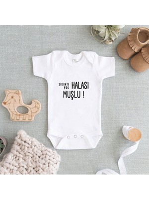 Limon Unisex Beyaz Baskılı Zıbın