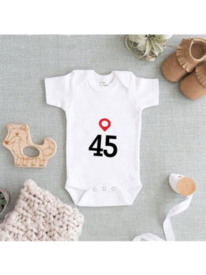 Limon Konum Beyaz Baskılı Zıbın