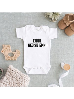 Limon Beyaz Baskılı Zıbın