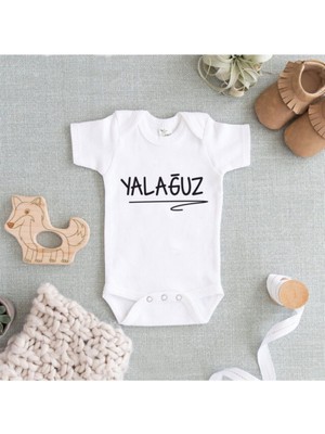 Limon Beyaz Baskılı Zıbın