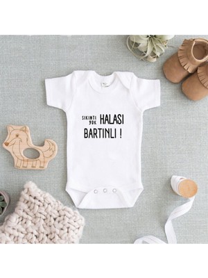 Limon Sıkıntı Yok ! Beyaz Baskılı Zıbın