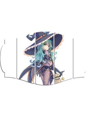 Renkselart Anime Kız Cadı Mdf TABLO-0023 (Model C)