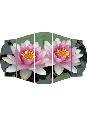 Renkselart Zambak Mdf TABLO-0847 (Model C)