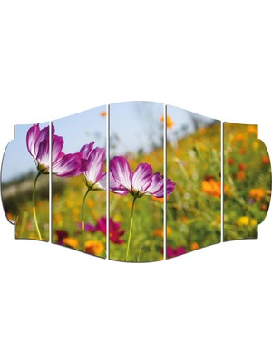 Renkselart Ilkbahar Çiçekler Mdf TABLO-0720 (Model C)