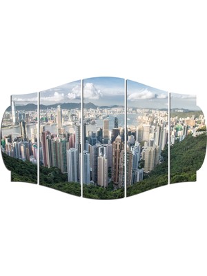 Renkselart Şehir Mdf TABLO-1649 (Model C)