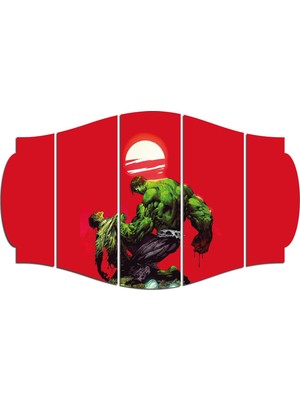 Renkselart Hulk Yeşil Dev Mdf TABLO-0566 (Model C)