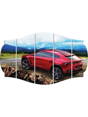 Renkselart Otomobil Araba Mdf TABLO-1185 (Model C)