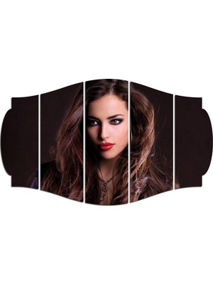 Renkselart Kadın Saç Modeli Kuaför Mdf TABLO-1008 (Model C)