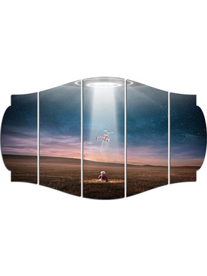 Renkselart Ufo Çocuk Bisiklet Mdf TABLO-0961 (Model C)