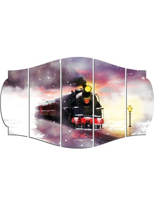 Renkselart Tren Mdf TABLO-1314 (Model C)