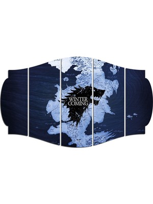 Renkselart Game Of Thrones Mdf TABLO-3006 (Model C)