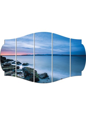 Renkselart Sahil Kıyı Deniz Mdf TABLO-1913 (Model C)