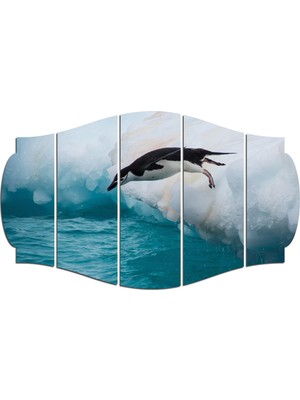 Renkselart Penguen Mdf TABLO-1860 (Model C)