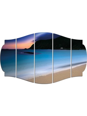 Renkselart Sahil Kıyı Deniz Mdf TABLO-2134 (Model C)