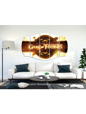 Renkselart Game Of Thrones Mdf TABLO-3015 (Model C)