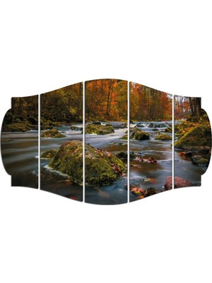 Renkselart Nehir Orman Mdf TABLO-2232 (Model C)