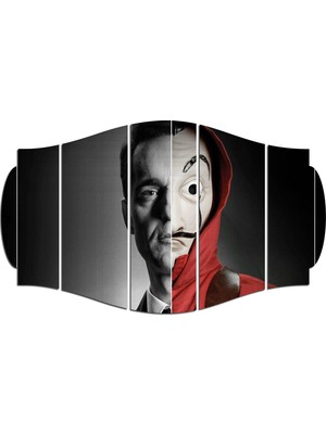 Renkselart La Casa De Papel Mdf TABLO-3498 (Model C)