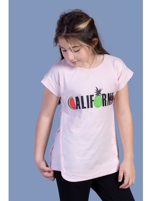 Toontoy Kids Toontoy Kız Çocuk California Baskılı Tişört