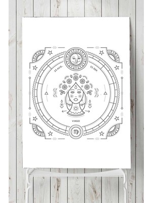 Postermanya Başak Burcu Tasarım Poster 3