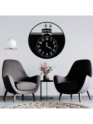 Deko Gonya Kabe Tasarım Ahşap Duvar Saati