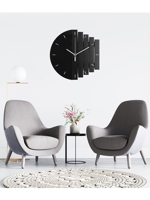 Deko Gonya Dekoratif Ahşap Duvar Saati