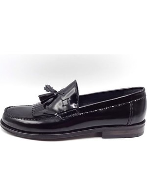 Güvener Siyah Corcuk Stil Erkek Ayakkabı OZ9336 49