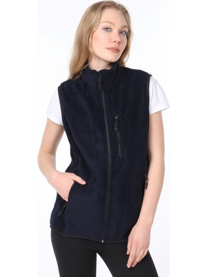 Ghassy Co. Kadın Polar Çok Cepli Trekking Spor Yelek