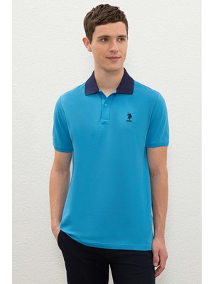 U.S. Polo Assn. Erkek Blue Bonnet(C) T-Shirt 50238253-MV0317