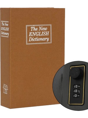 Mühlen Secret Safe 265 En Büyük Boy Kitap Şekli Gizli & Şifreli Para ve Değerli Eşya Kasası