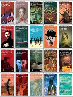 Modern Klasikler Dizisi : Köpek Kalbi - Ermiş - Dönüşüm - Korku - Şeytan Tozu - 20 Kitap