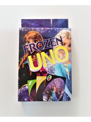Muhtelif Uno Frozen Oyun Kartları