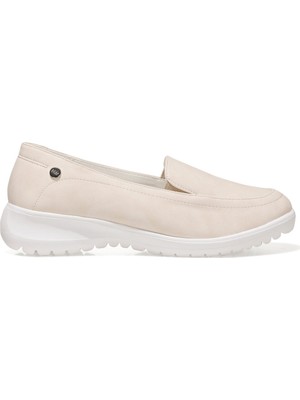 Nine West Isla 1fx Krem Kadın Loafer Ayakkabı
