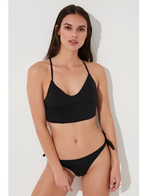 Penti Siyah Rennes Tee Bikini Üstü