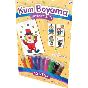 Hokkabaz Palyaço Kum Boyama Aktivite Seti