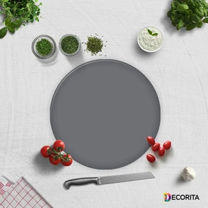 Düz Renk - Gri | Cam Kesme Tahtası - Cam Kesme Tablası