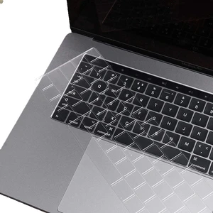 Macbook Pro 13 Touch Bar Id 2020 A2251 A2289 Touch Bar Klavye Koruyucu Eu - Şeffaf